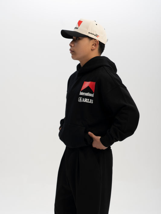 Arles International Team Hoodie – Black