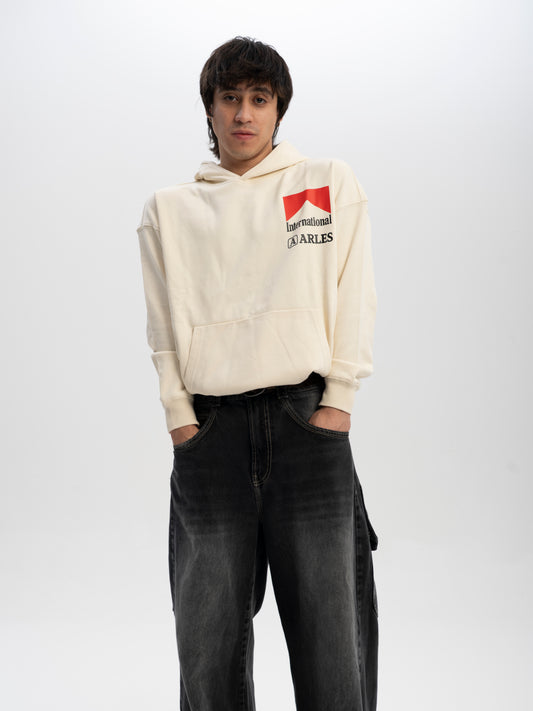 Arles International Team Hoodie – Off White